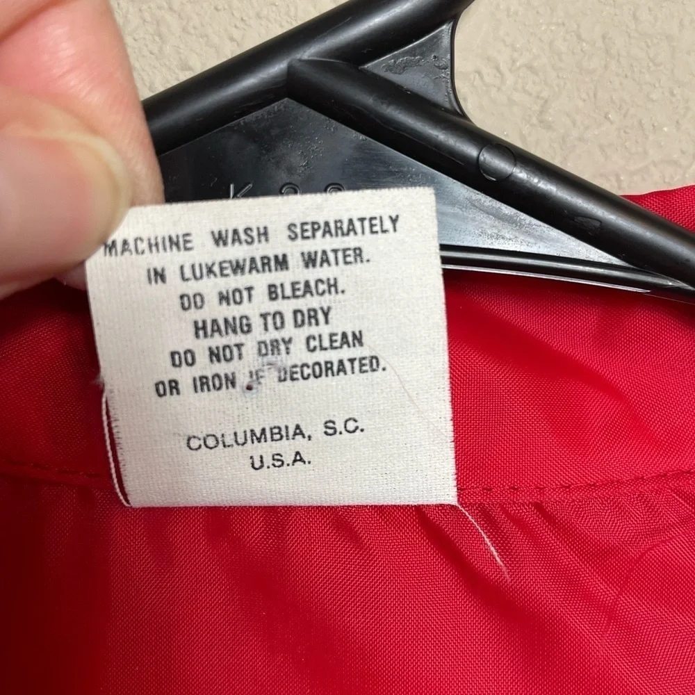VTG Ebert Sportswear Custom Apparel Good Cents logo nylon jacket, sz‎ L, EUC